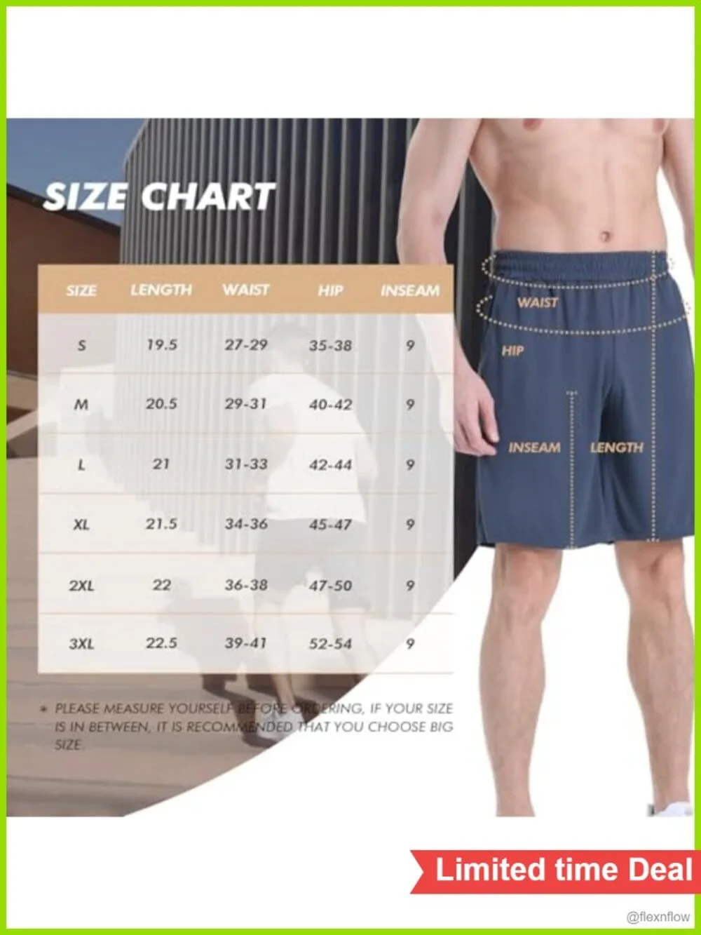 7 Pack Men's Athletic Shorts with Pockets Quick Dry Gym Workout